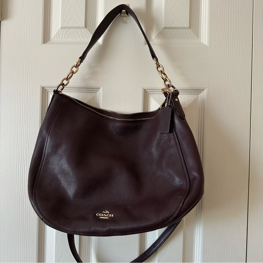 Coach Burgundy Shoulder Bag